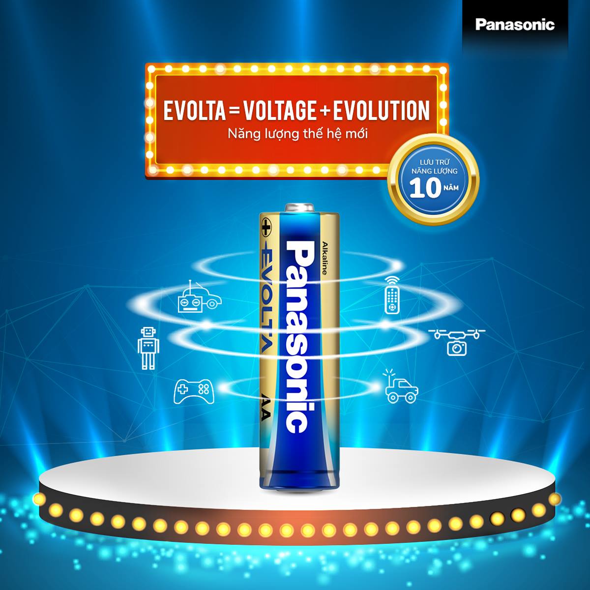 Pin AAA Panasonic Evolta LR03EG-2B Vỉ 2 Viên - Ảnh 4
