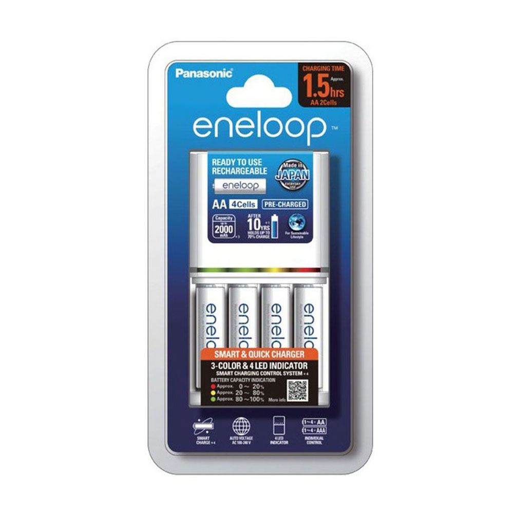 Bộ Sạc Pin Panasonic Eneloop BQ-CC55