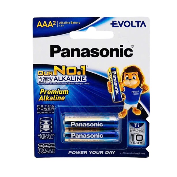 Pin AAA Panasonic Evolta LR03EG-2B Vỉ 2 Viên