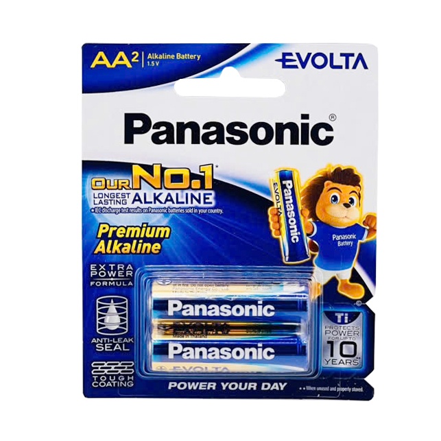 Vỉ 2 Viên Panasonic Evolta Pin AA LR6EG-2B