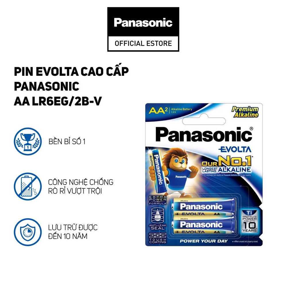 Vỉ 2 Viên Panasonic Evolta Pin AA LR6EG-2B - Ảnh 4