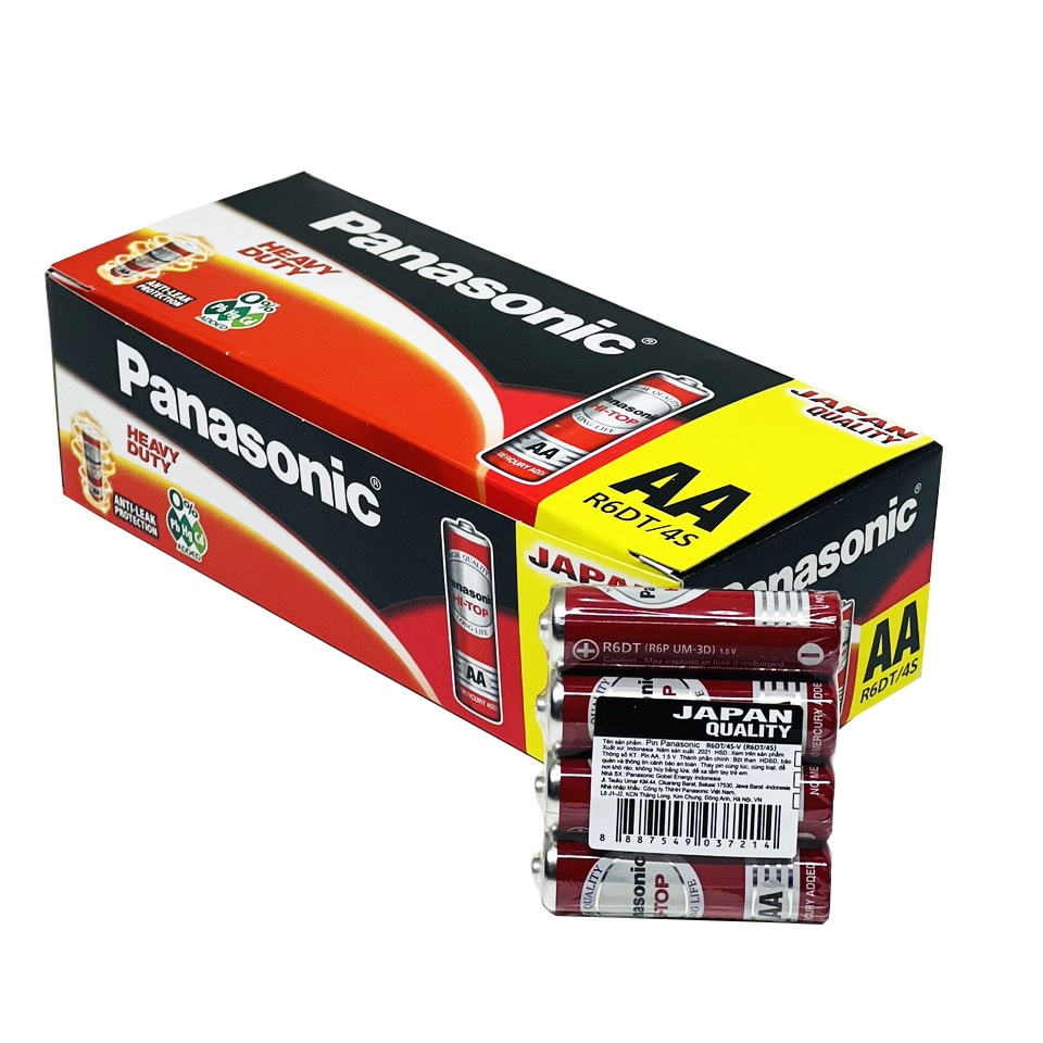 Pin Tiểu Hi-top R6DT-4S AA 1.5V Vỉ 4 Viên - Ảnh 2
