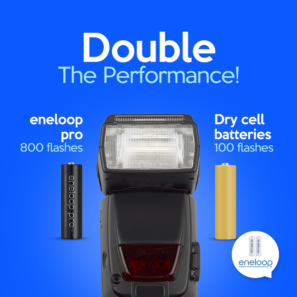 Pin Eneloop Pro 2550mAh Vỉ 4 Viên - Ảnh 5