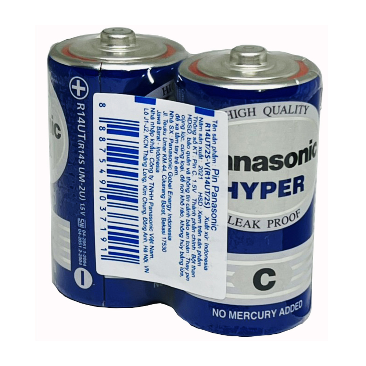Pin Trung Panasonic Hyper R14UT-2S Vỉ 2 Viên - Ảnh 4