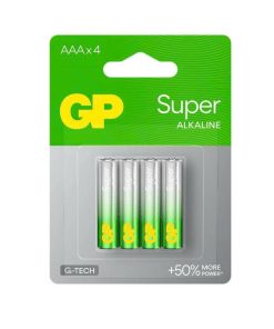 Pin AAA GP super alkaline LR03 Vỉ 4 Viên