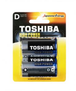 Pin Đại Toshiba alkaline LR20 Vỉ 2 Viên Dung Lượng Cao