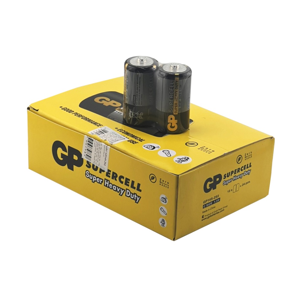 Pin Trung GP supercell R14P Vỉ 2 Viên Chính Hãng - Ảnh 3
