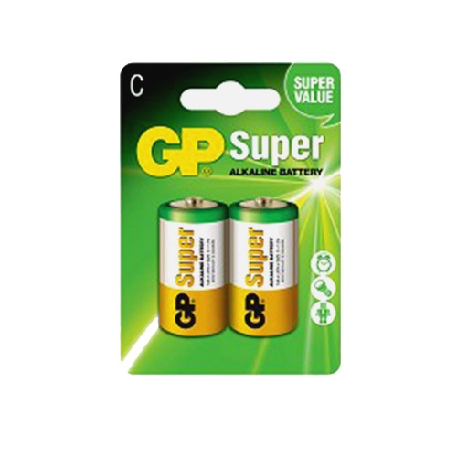 Pin Trung GP super alkaline LR14 Vỉ 2 Viên