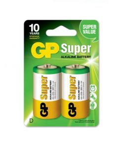 Pin Đại GP Super alkaline LR20 Vỉ 2 Viên