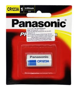 Pin CR123 Panasonic Lithium Vỉ 1 Viên