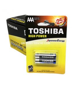 Pin AAA Toshiba alkaline LR03 Vỉ 2 Viên