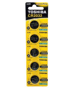 Pin CR2032 Toshiba Lithium Vỉ 5 Viên