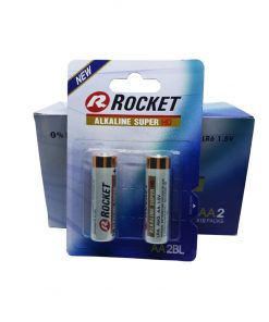 Pin AA Rocket alkaline LR6 vỉ 2 viên chính hãng