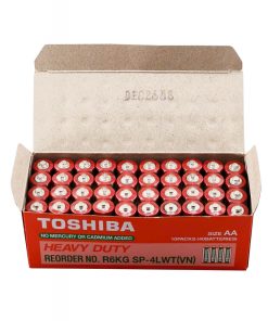 Vỉ 4 Viên Pin AA Toshiba Carbon Heavy Duty R6P