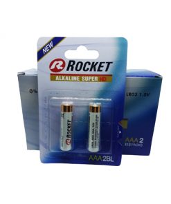 Pin AAA Rocket alkaline LR03 vỉ 2 viên chính hãng
