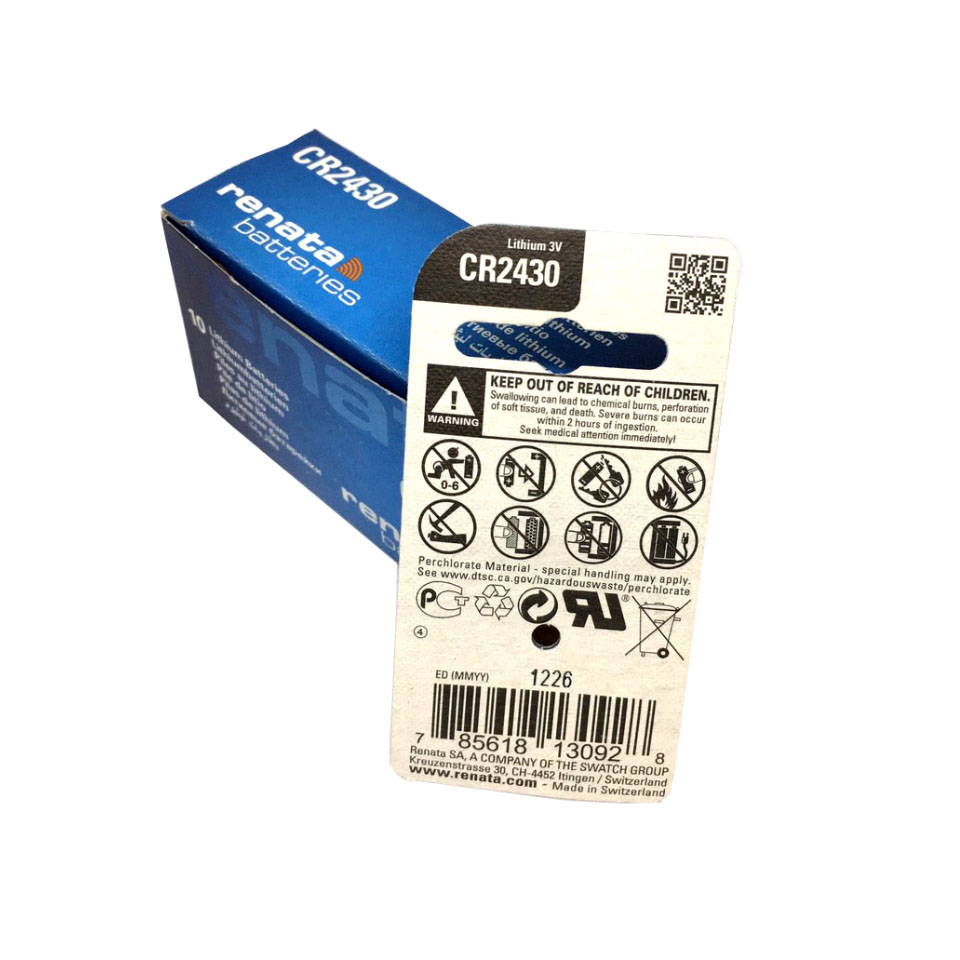 Pin CR2430 Renata Lithium 3V - Ảnh 2