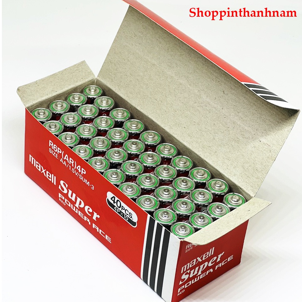 Pin AA Maxell Super Power Ace R6P - Ảnh 2