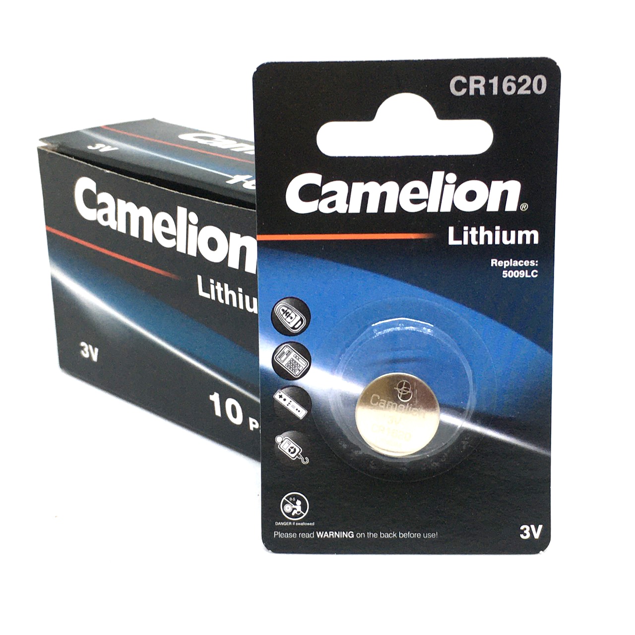 Pin CR1620 Camelion 3V Vỉ 1 Viên