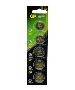 Pin CR2025 GP Lithium 3V Vỉ 5 Viên Chính Hãng
