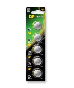 Pin CR2032 GP Lithium 3V Vỉ 5 Viên Chính Hãng