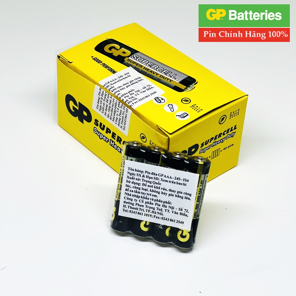 Pin AAA GP Đũa Supercell R03 Vỉ 4 Viên Chính Hãng - Ảnh 2
