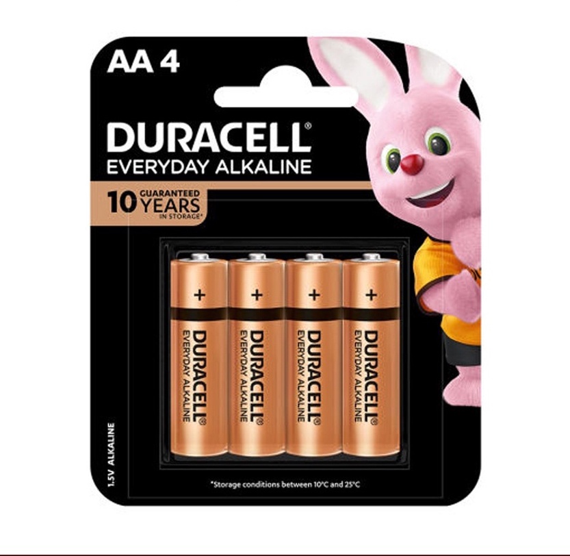 Pin AA Duracell MN1500 Vỉ 4 Viên Chính Hãng