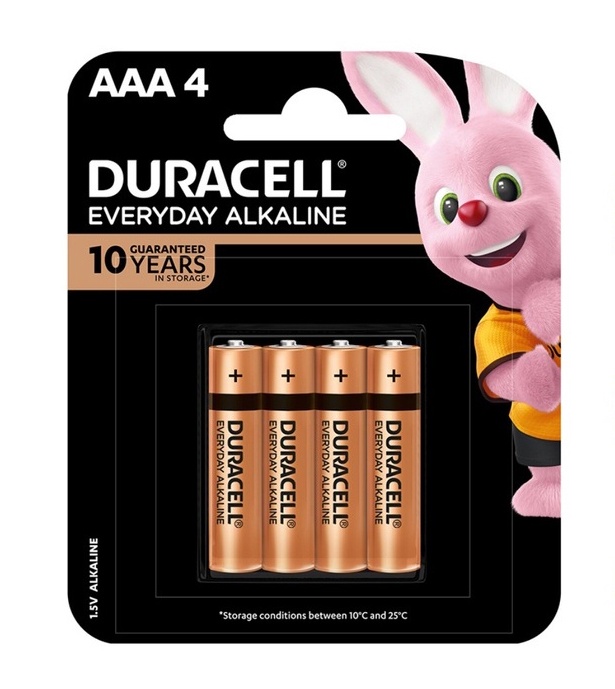 Pin AAA Duracell MN2400 Vỉ 4 Viên Chính Hãng