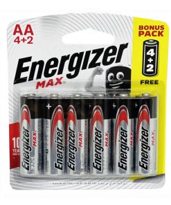 Pin Tiểu AA Energizer max Vỉ 6 Viên