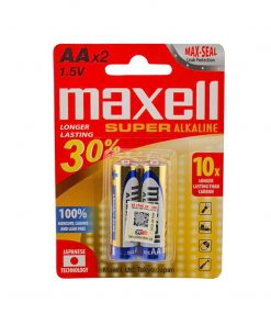Pin AA Maxell super alkaline Vỉ 2 Viên Chính Hãng