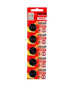 Pin CR2016 Maxell Lithium 3V Vỉ 5 Viên