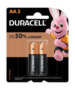 Pin AA Duracell Coppertop Vỉ 2 Viên Chính Hãng