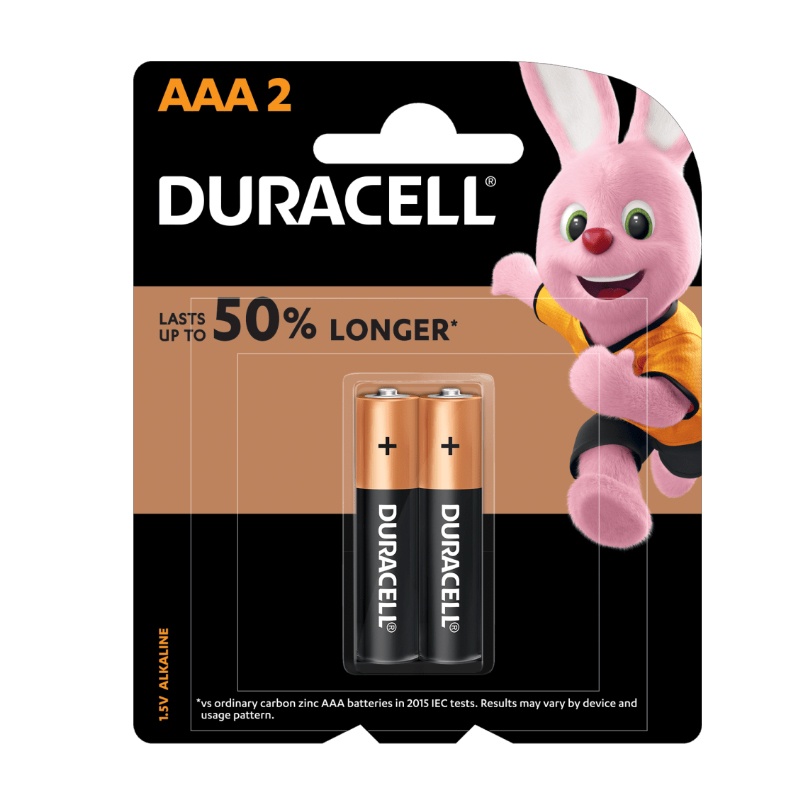 Pin AAA Duracell Coppertop Vỉ 2 Viên Chính Hãng