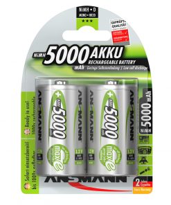 Pin Đại Sạc Ansmann 5000mAh Vỉ 2 Viên