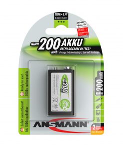 Pin Sạc 9V Ansmann 200mAh Vỉ 1 Viên