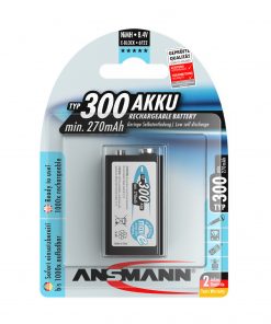Pin Sạc 9V Ansmann 300mAh Vỉ 1 Viên