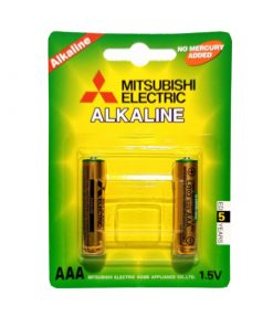 Pin AAA Mitsubishi alkaline LR03 Vỉ 2 Viên