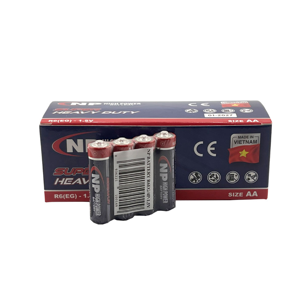 Pin AA NP R6EG Vỉ 4 Viên Chính Hãng - Ảnh 3