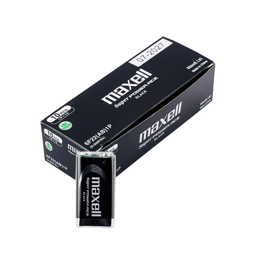Pin 9V Maxell 6F22 Vỉ 1 Viên Chính Hãng - Ảnh 3