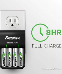 Bộ máy sạc Pin Energizer CHVC5 đầy trong 8 giờ với pin 2A