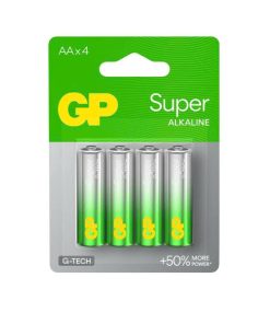 Pin AA GP Super Alkaline LR6 Vỉ 4 Viên