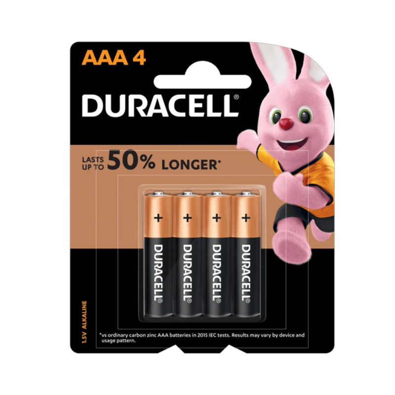 Pin AAA Duracell Coppertop Vỉ 4 Viên Chính Hãng