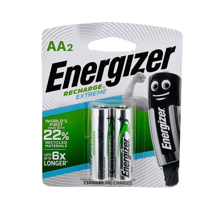 Pin Sạc AA Energizer 2300mAh Vỉ 2 Viên