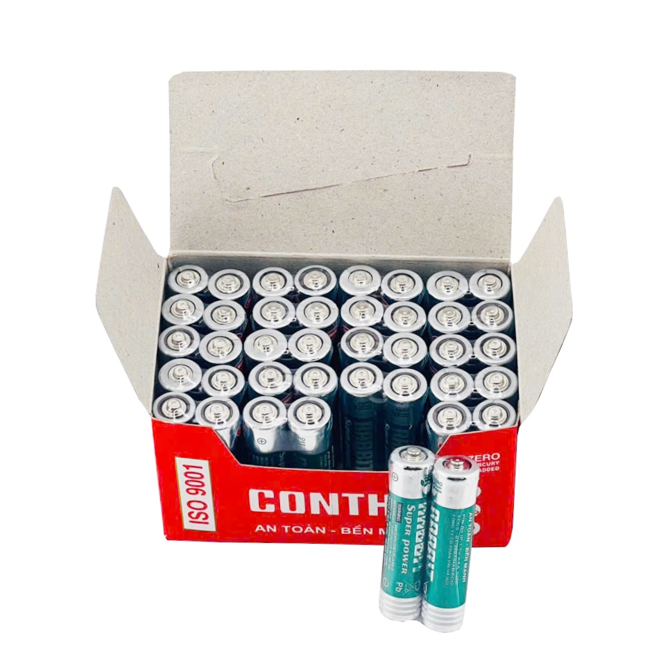 Pin Đũa AAA Con Thỏ Nhãn Nhôm Xanh Cao Cấp - Ảnh 2