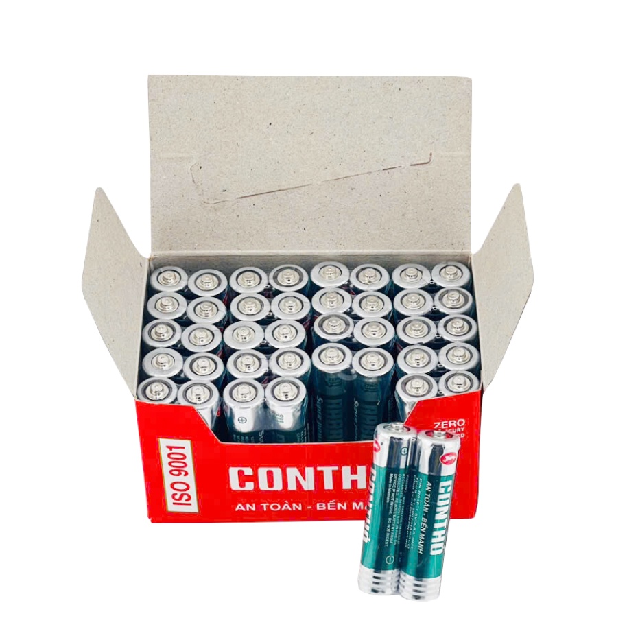 Pin Tiểu AA Con Thỏ Nhãn Nhôm Xanh Cao Cấp