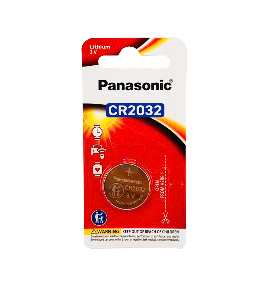 Pin Nút Panasonic CR2032 Vỉ 1 Viên Cao Cấp Chính Hãng