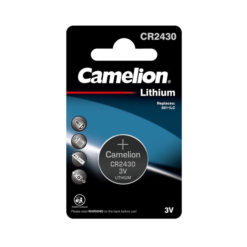 Pin CR2430 Camelion Vỉ 1 Viên Chính Hãng