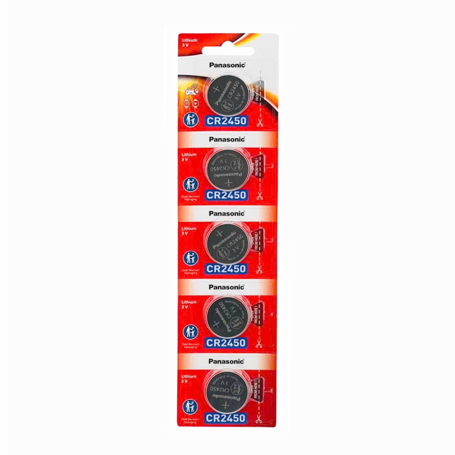 Pin CR2450 Panasonic Vỉ 5 Viên Chính Hãng - Ảnh 2