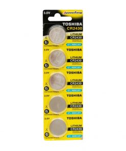 Pin CR2430 Toshiba Lithium Vỉ 5 Viên